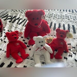 Beanie Babies and Buddy Pierre and Maple Canada collection